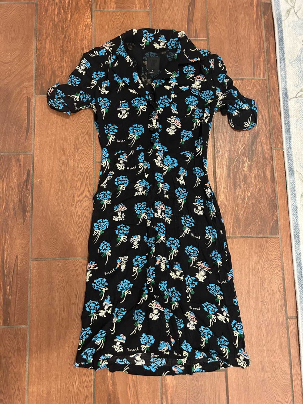 Anna Sui Berard faces long dress size 0